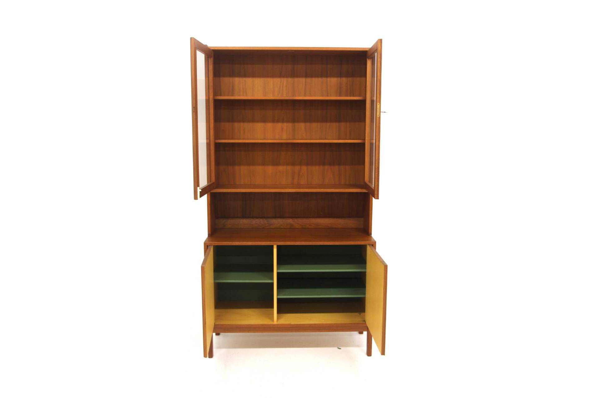 Bibliothèque scandinave en teck, Ulferts, Tibro, Suède, 1960