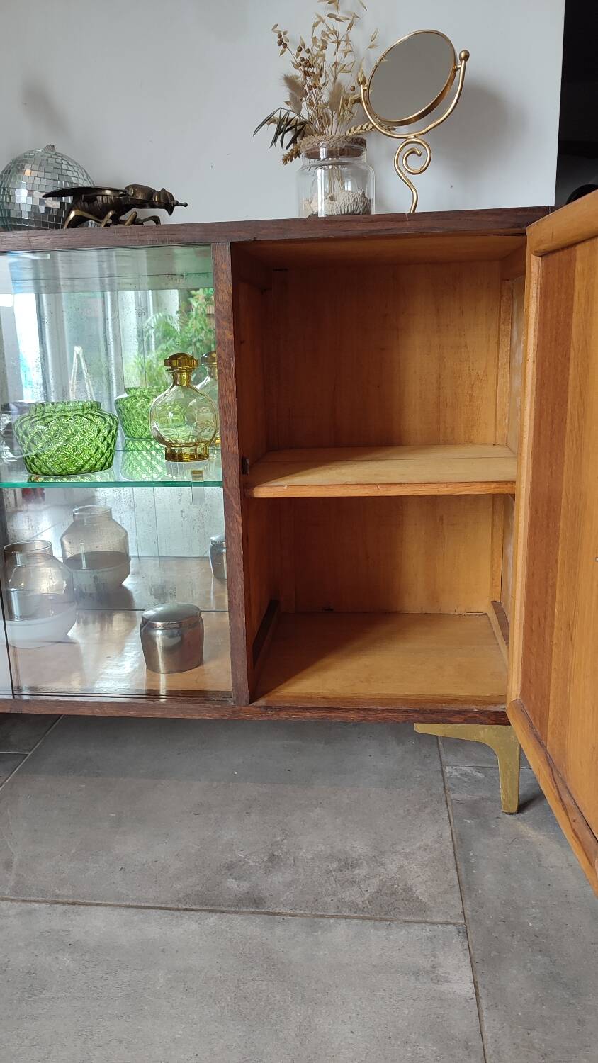 Small solid wood sideboard