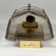 60s 70s Wall Lamp Wall Sconce Glashütte Limburg Germany Glass & Metal