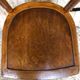 Chair bistrot luterma wood drawing sitting 70s vintage #a197