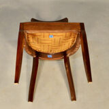 Set of 4 chairs "gondole" art deco in palissandre