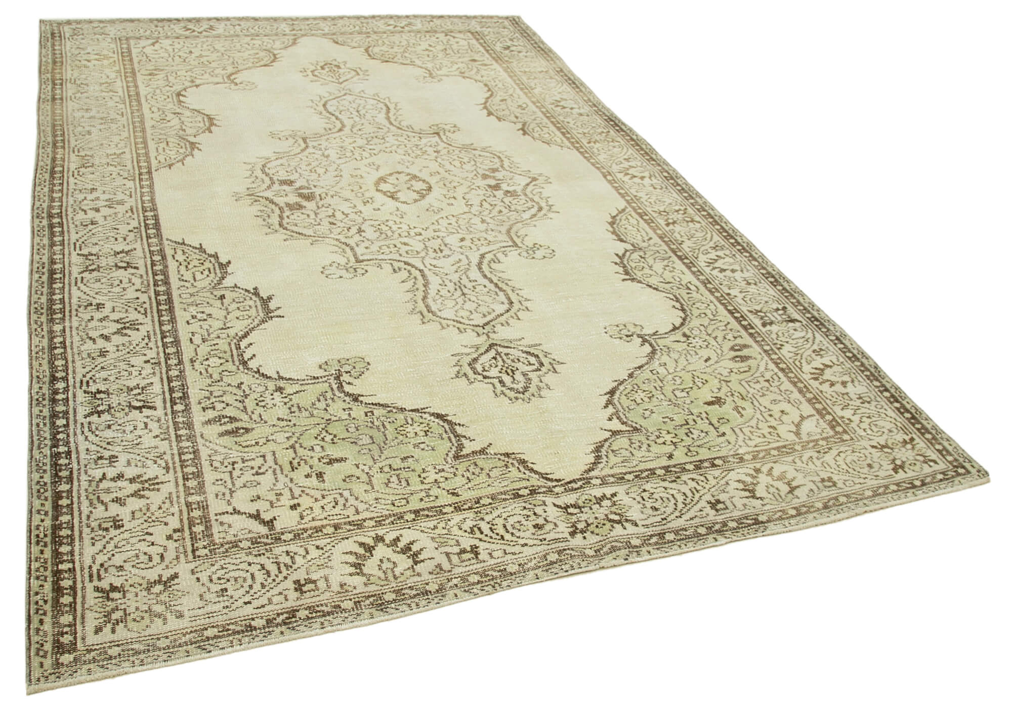 Handmade Contemporary Oriental Beige Rug 190 cm x 294 cm - 38967