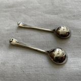 Paire de salières en argent