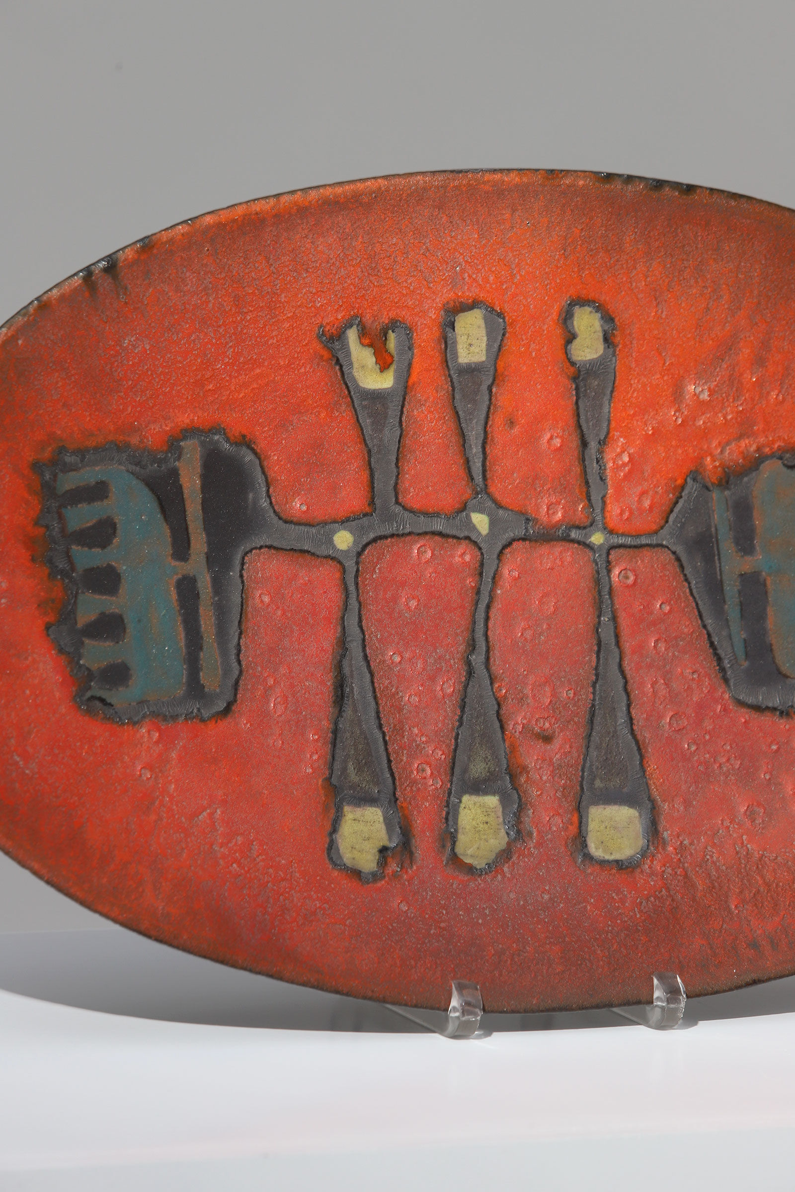 Ceramic Perignem plate 1960s