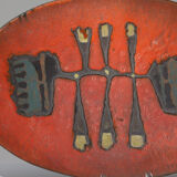 Ceramic Perignem plate 1960s