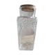 Pressed glass jar