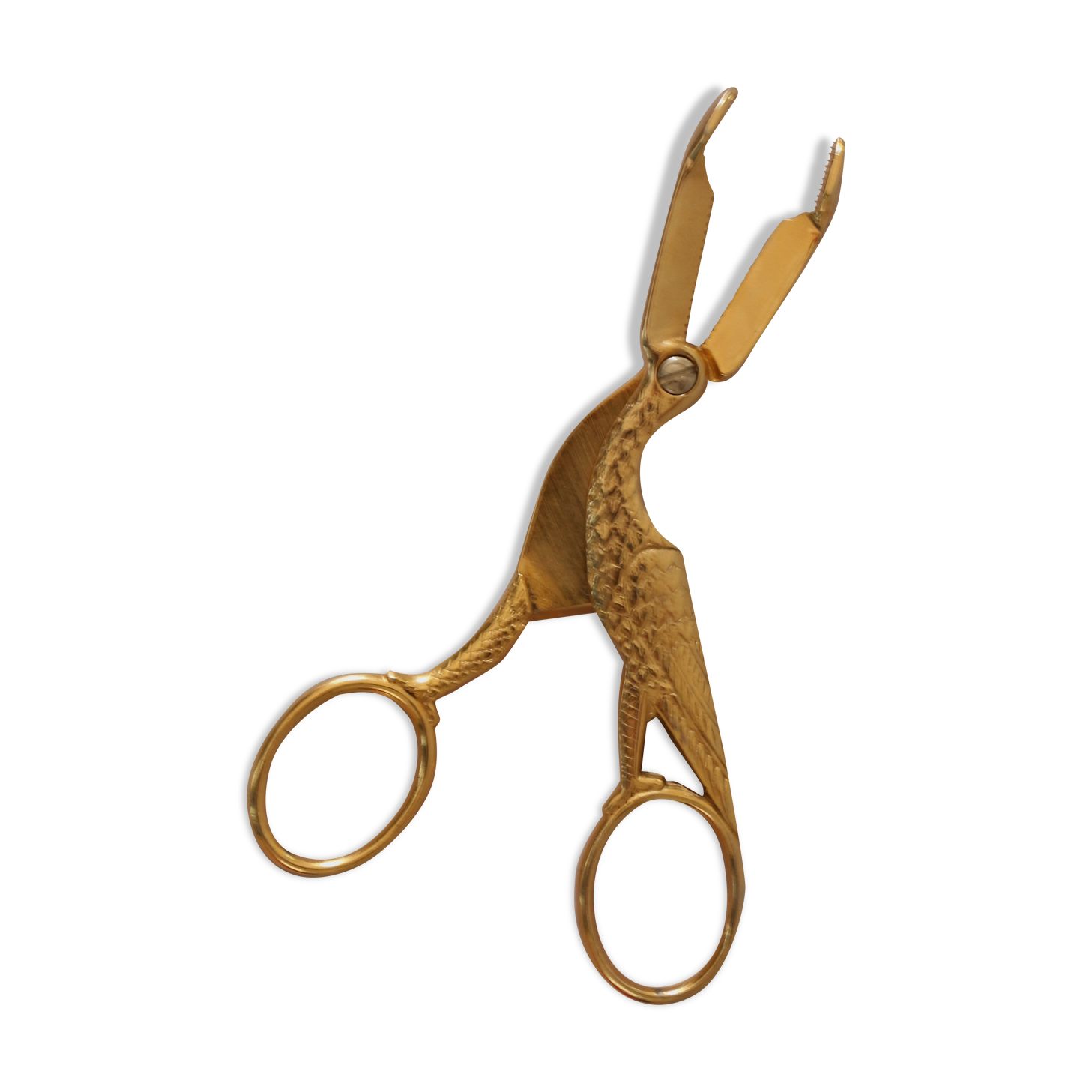 Golden bird sugar tongs