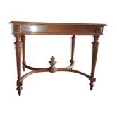 Table bureau entretoise en noyer