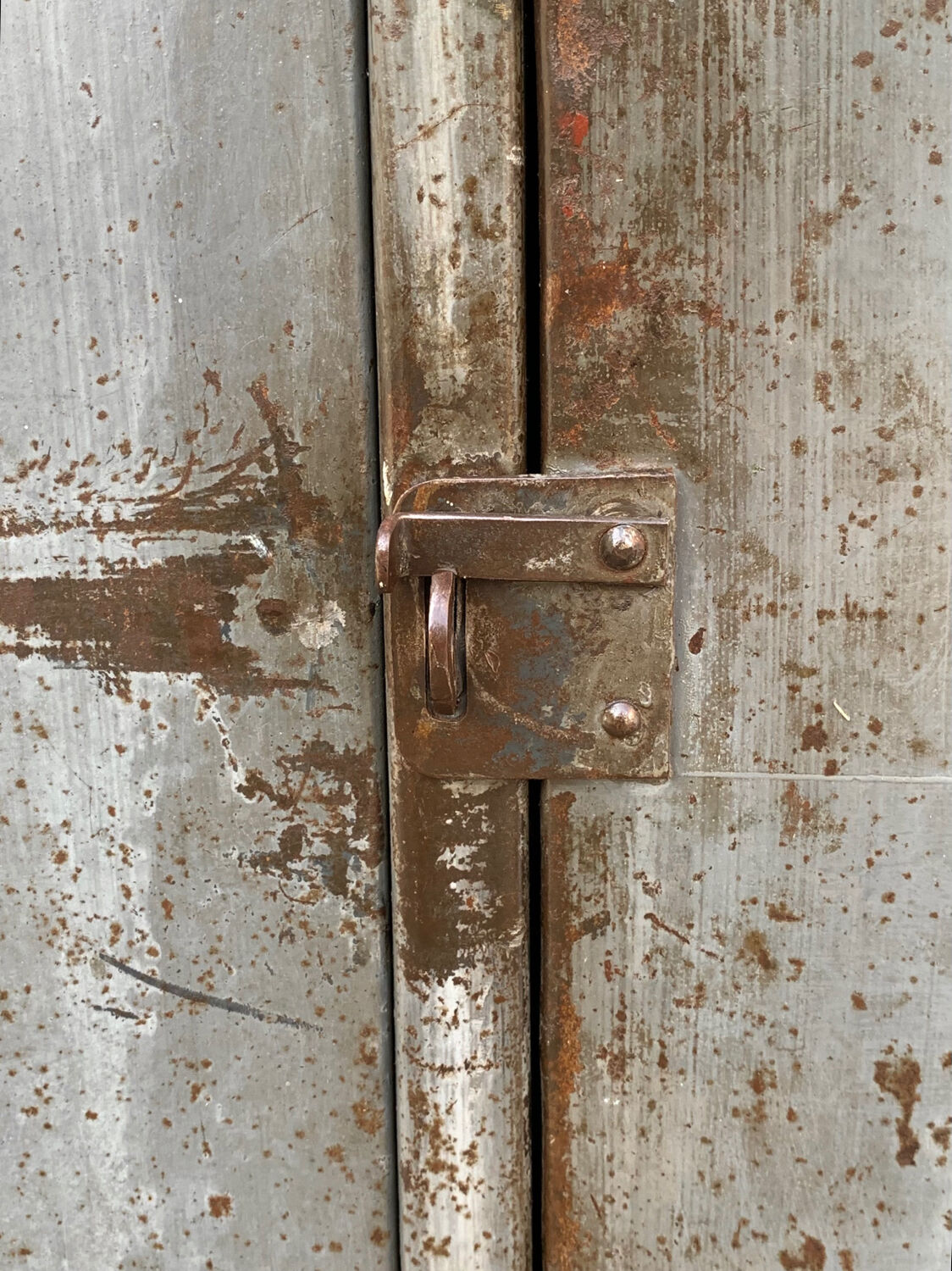 1940s industrial workshop locker room