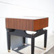 G-Plan bedside table in vintage wood and brass