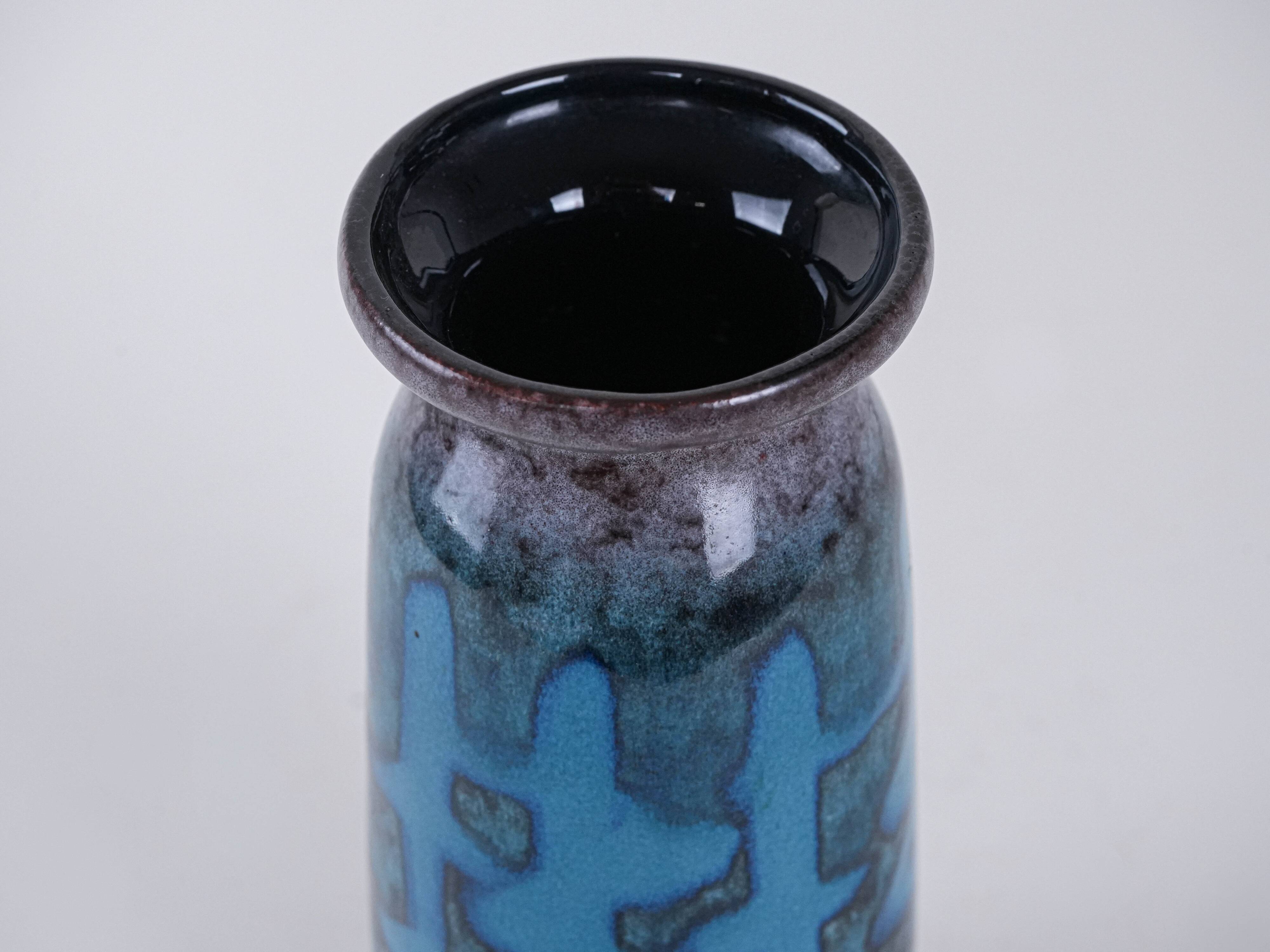 Vase en céramique, design allemand, années 1970, fabriqué par Strehla