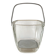Strömbergshyttan vintage glass and stainless steel ice bucket