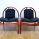 Paire de fauteuils Baumann Argos 1970