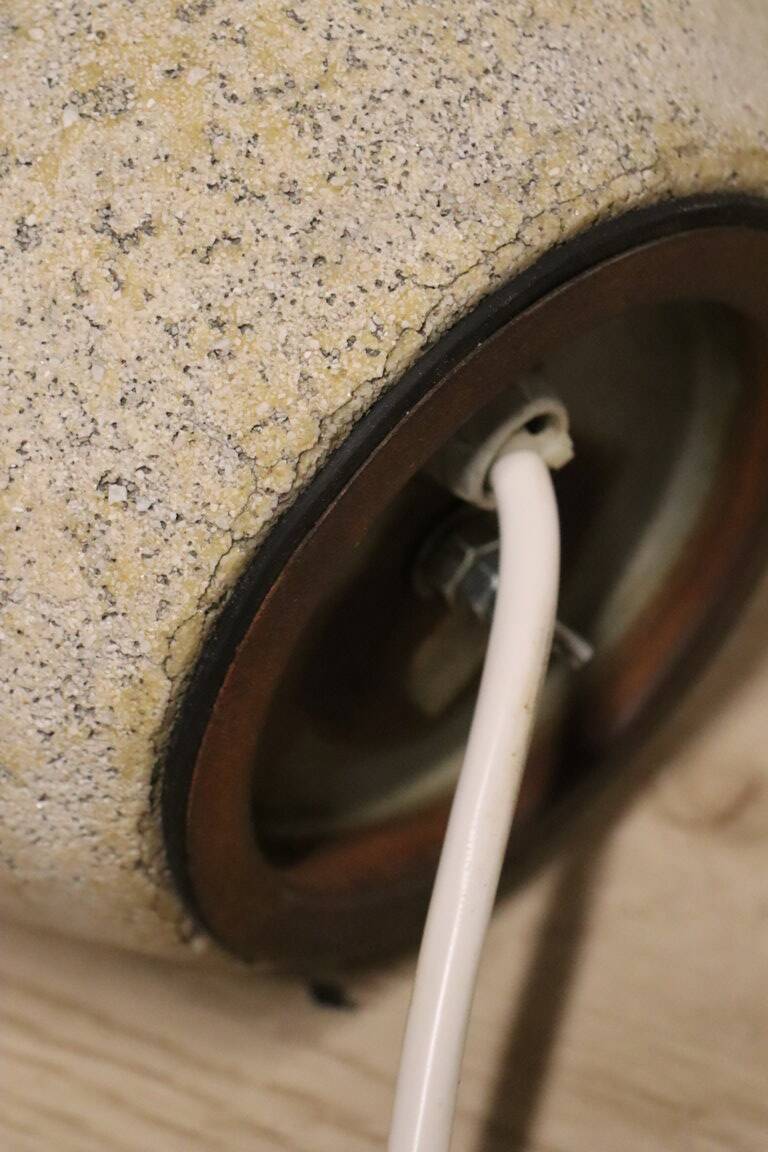 Set of 4 “Dora” model rock lamps by André Cazenave for Atelier A, 1960