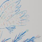 Alekos Fassianos: Dove of Peace, signed lithograph