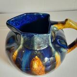 Art nouveau pitcher enamelled earth early twentieth century