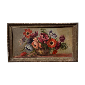 Flower bouquet painting