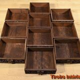 Oratory in solid walnut, Neo-Gothic Renaissance style – Late 19th century