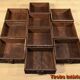 Oratory in solid walnut, Neo-Gothic Renaissance style – Late 19th century