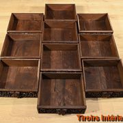 Oratory in solid walnut, Neo-Gothic Renaissance style – Late 19th century