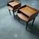Scandinavian teak bedside table (2 available)