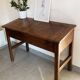 Adult desk double school vintage 50s-60s solid wood