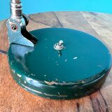 Bedside lamp from the 1950's, mid century table lamp with industrial style