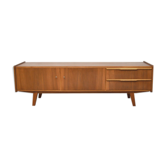 Enfilade basse en teck 190cm, 1960