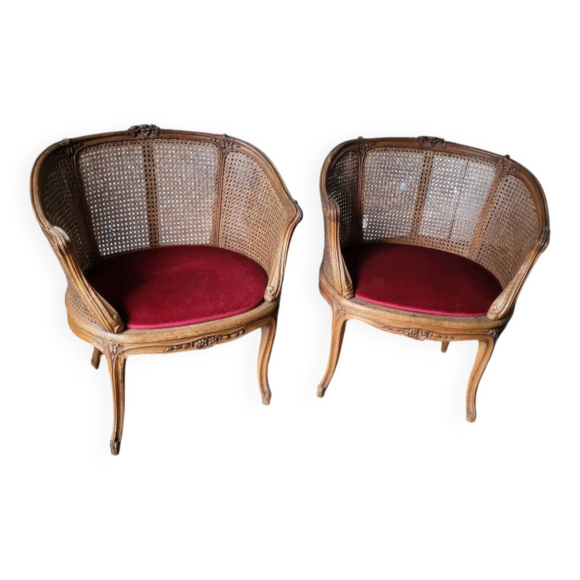 Pair of 19th-century armchairs