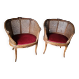 Pair of 19th-century armchairs