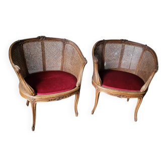 Pair of 19th-century armchairs