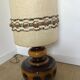 Vintage ceramic foot lamp to lay