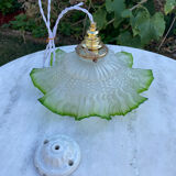 Vintage pleated pendant light 1900