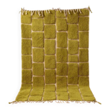 Tapis en laine naturelle fait main taille 100 x 200 cm