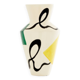 Glazed ceramic vase signed Roland Brice circa 1950