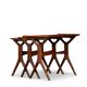 Set of 3 nesting tables by Johannes Andersen for CFC Silkeborg, 1960s