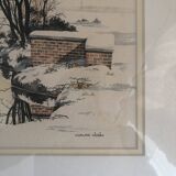 Peinture décore eneigé