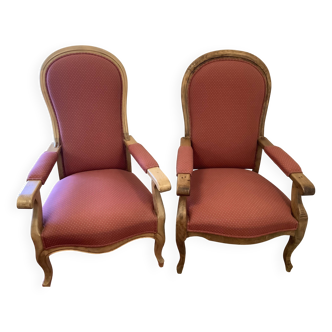 Deux fauteuils Voltaire