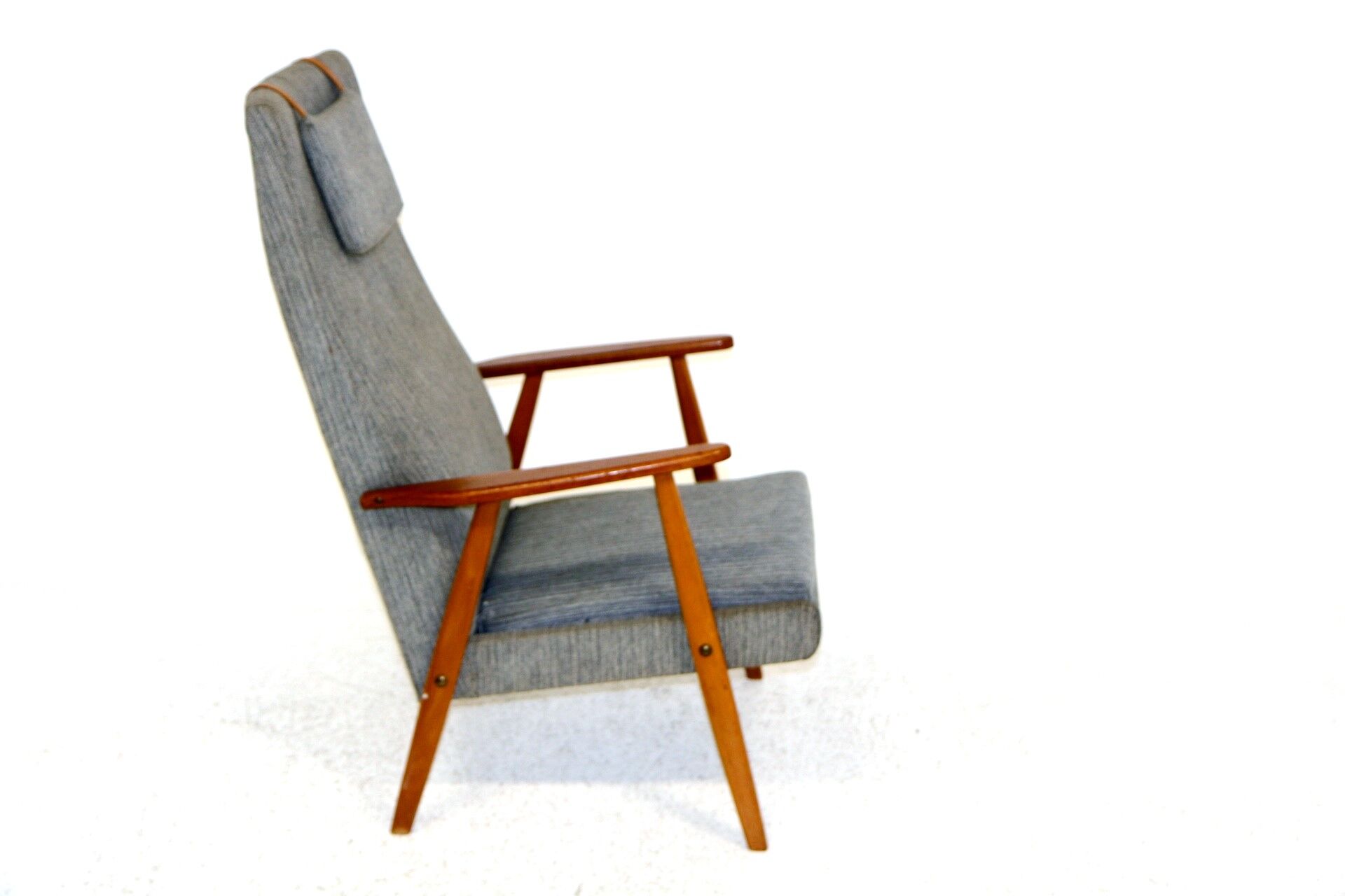 Scandinavian beech armchair, Sweden, 1950