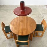 Suspension Lita dôme 58 vintage rouge brique