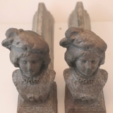 Pair of ancient cast iron channels