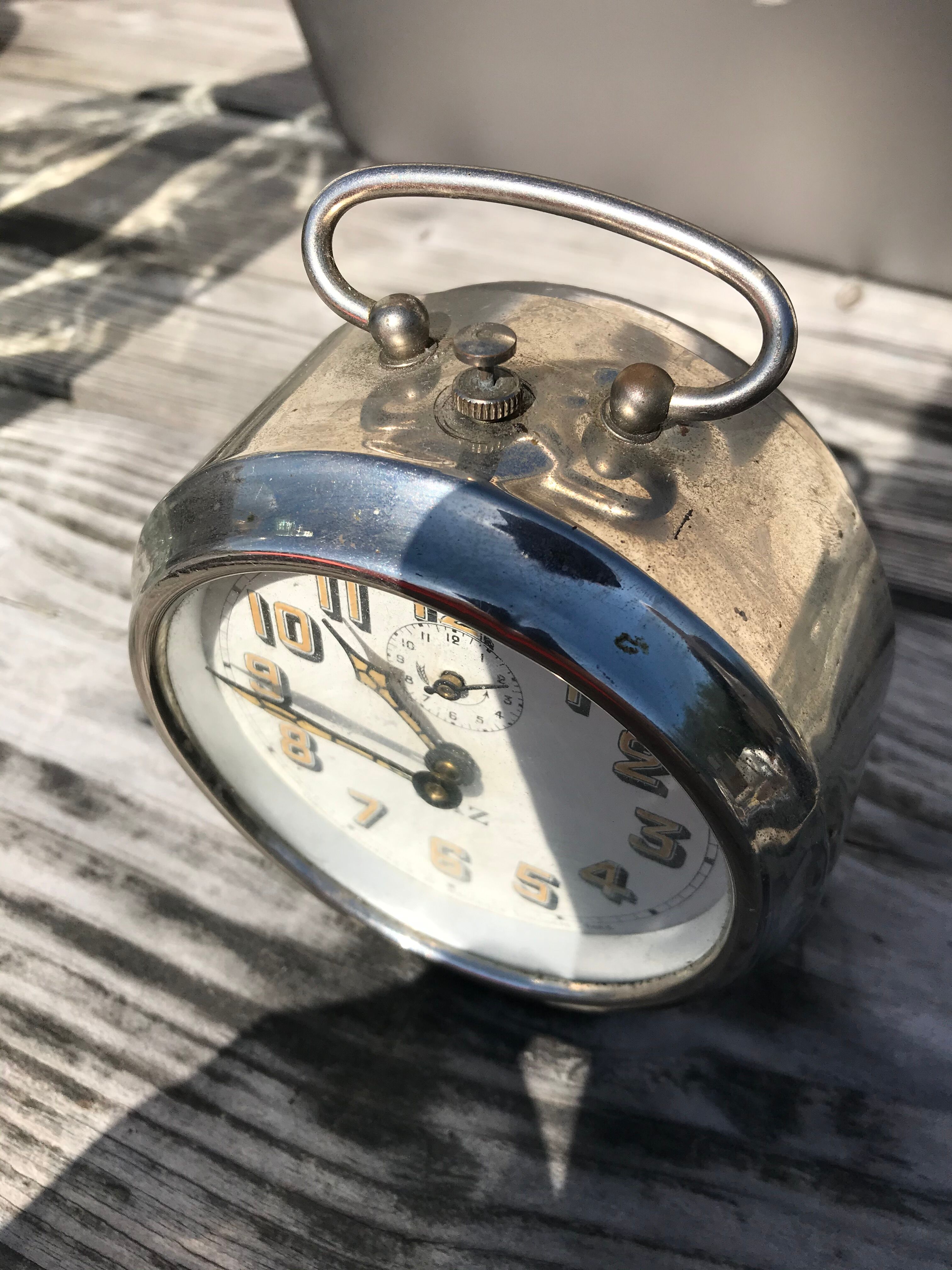 Vintage silver metal Jaz awakening