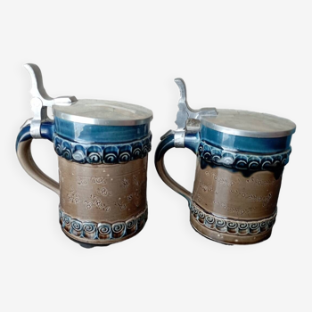 Rosenthal beer mug duo