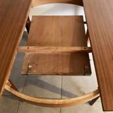 Vintage Scandinavian extendable teak table