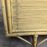 Enfilade en rotin design vintage