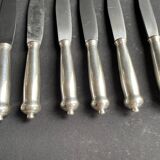 6 couteaux de table puiforcat richelieu argent