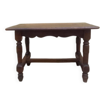 19th century oak coffee table