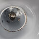 Industrial pendant lamp enamelled blue grey, vintage, 50s