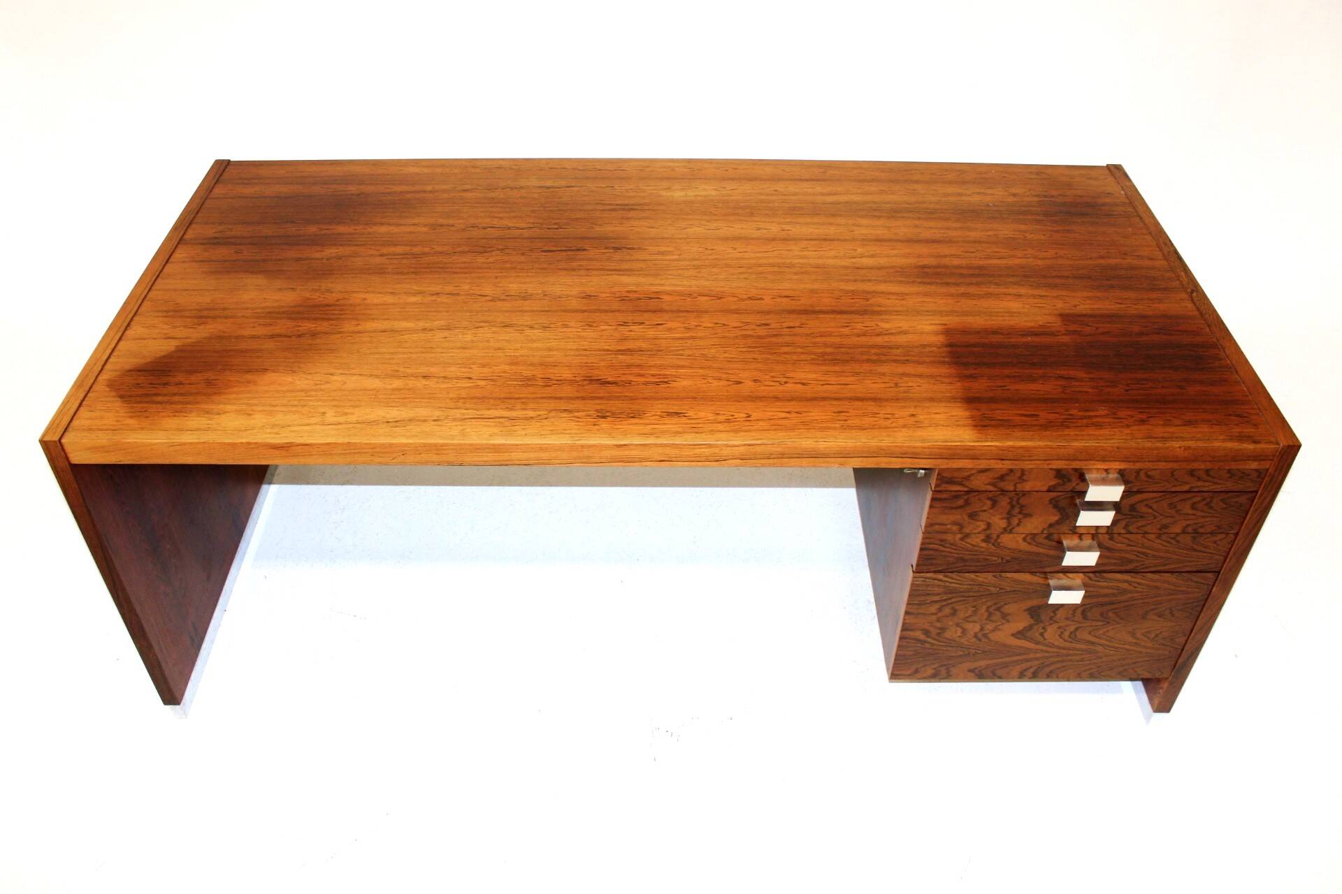 Rosewood desk, Isku, Finland, 1960
