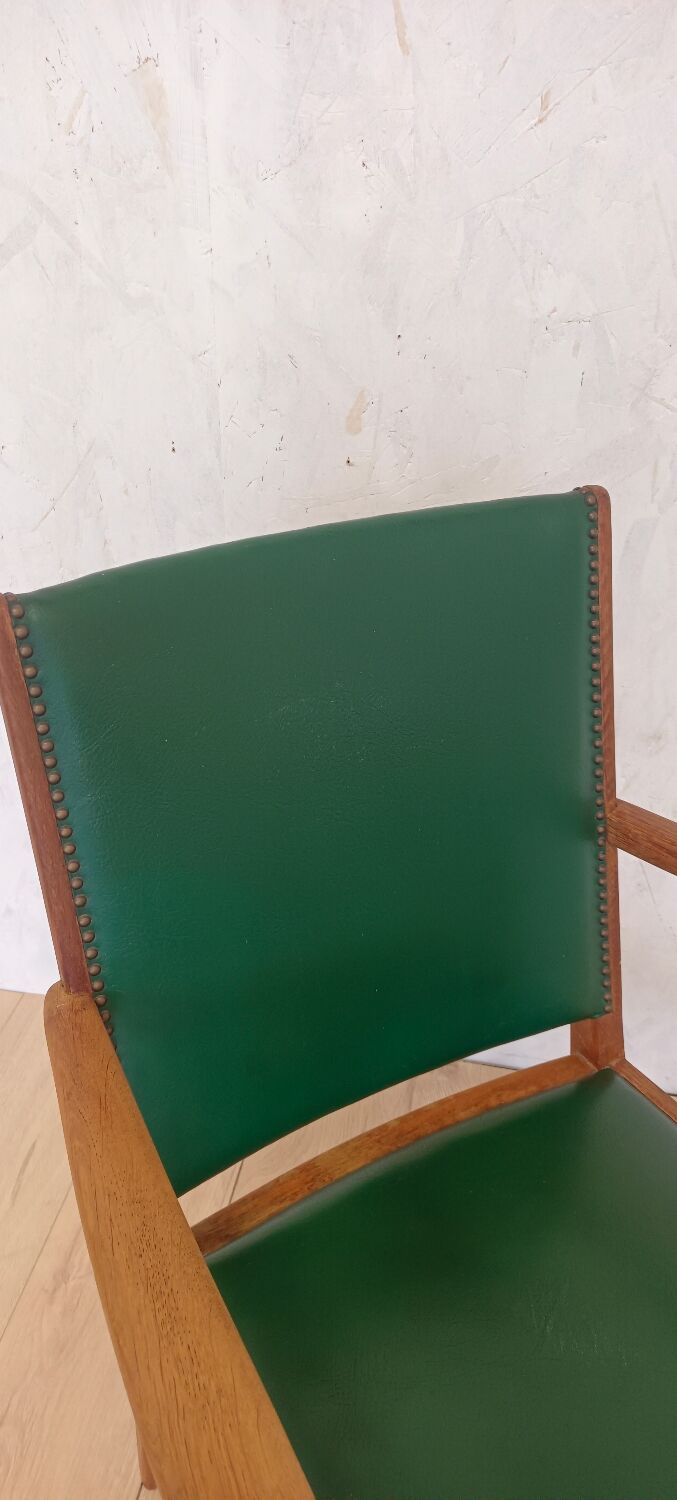 Oak armchair from the 1950s